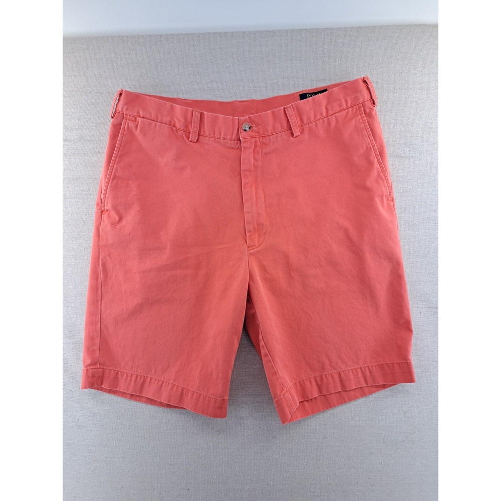 Polo Ralph Lauren Shorts Mens 36T Orange Pink Classic Fit Cotton Preppy W36"